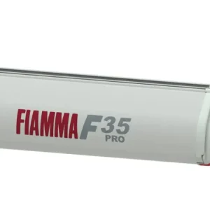 Kiárusítás Fiamma F35Pro árnyékoló, szürke fedél, kék ponyva