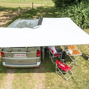 Bestseller Fiamma Compass 260 sarok árnyékoló, szürke vászon