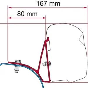 Fiamma adapterkészlet Trafic/Vivaro/Primastar – DB (F43) járműhöz Szuper ajánlat
