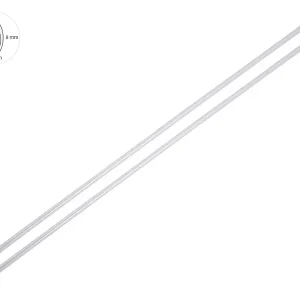 Ajtóperem ütközők, 65 cm, króm, 2 db Gyors szállítás