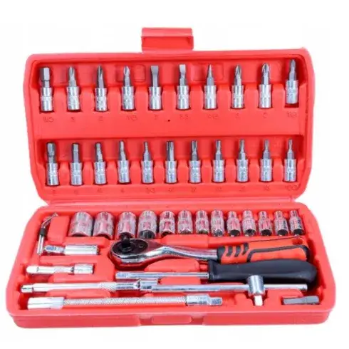 Árengedmény CTX WERKZEUGE 46 részes Torx szerszámkészlet hatszögletű házzal CTX.18.0046