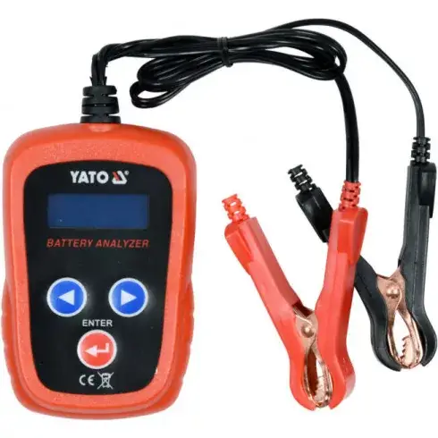 Vásárlói kedvenc Yato elektronikus akkumulátor tesztelő készülék YT-83113